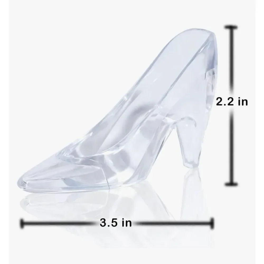 Mini Plastic Cinderella Glass Slipper Party Favors